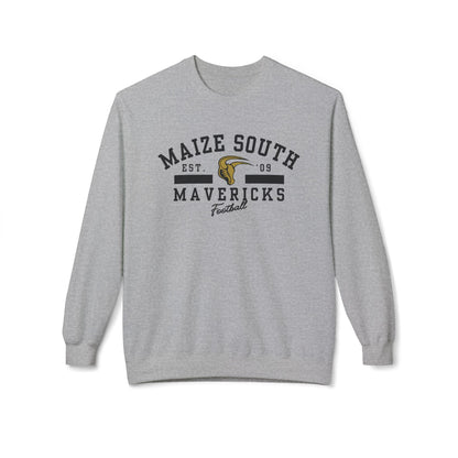 Maize South Mavericks Football Crewneck Sweatshirt