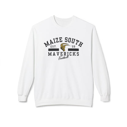 Maize South Mavericks Football Crewneck Sweatshirt